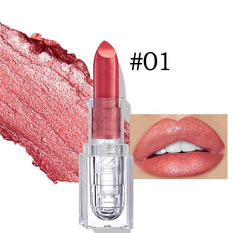 10 Colors Black Glitter Matte Lipstick