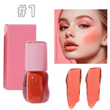4 Colors Eye/Lip/Cheek 3-in-1 Rouge Liquid Blush