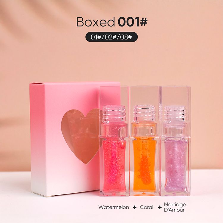3-piece Set Of Temperature-changing Lip Oil