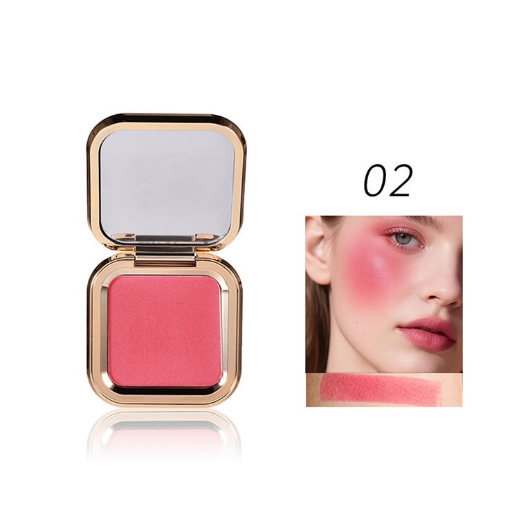 8 Colors Gold Box Blush Powder