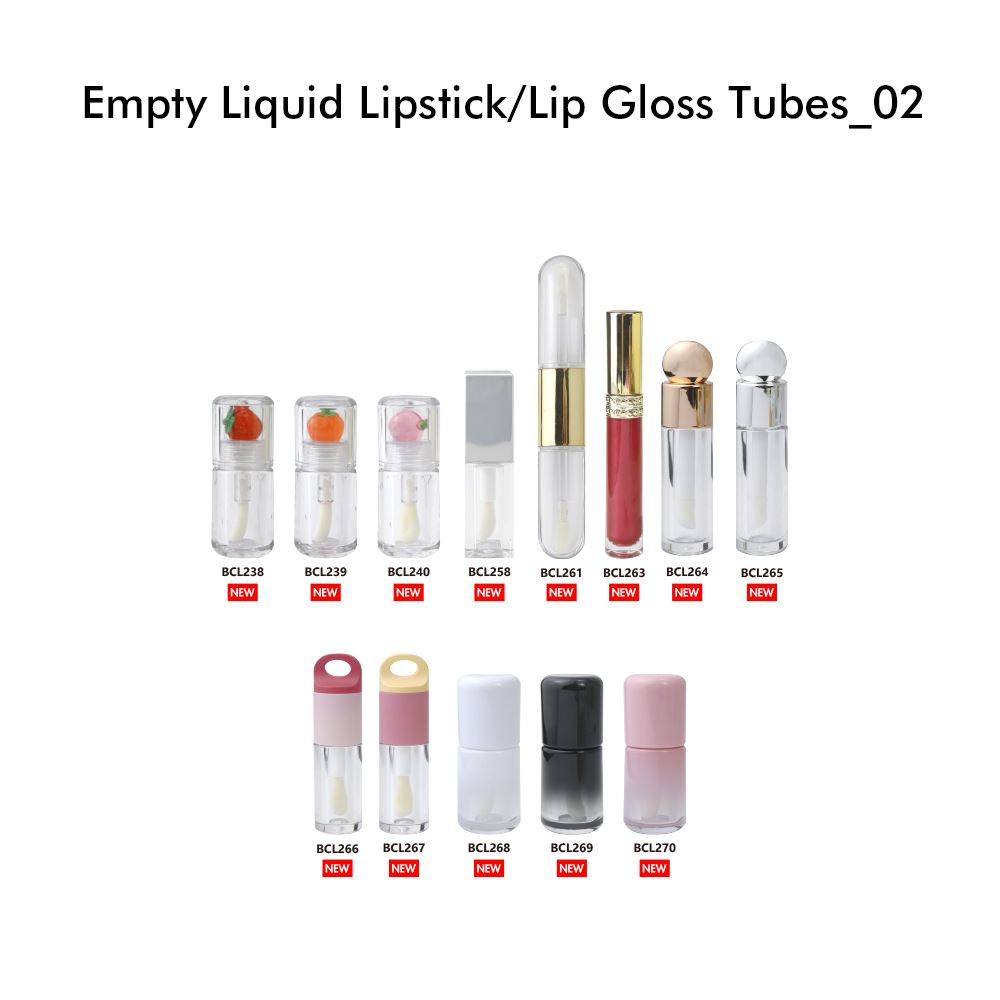 Empty Liquid Lipstick and Lip Gloss Tubes 02