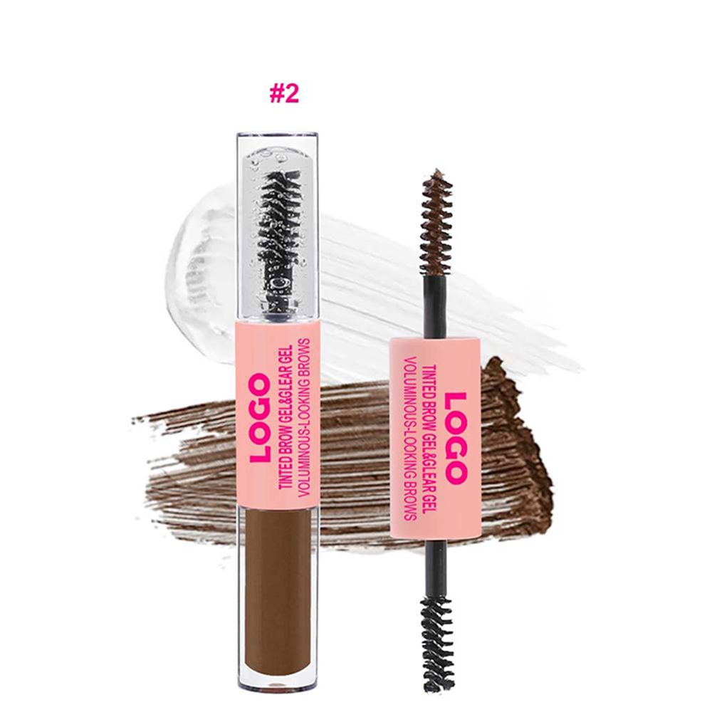 4 Colors Double-ended Eyebrow Tint & Transparent Eyebrow Gel