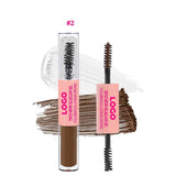 4 Colors Double-ended Eyebrow Tint & Transparent Eyebrow Gel