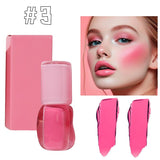 4 Colors Eye/Lip/Cheek 3-in-1 Rouge Liquid Blush