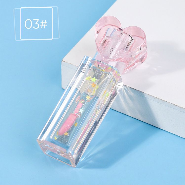 6 Colors Temperature-changing Lip Oil With Glitter