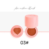 4 Colors Heart Stamp Rouge Matte Blush