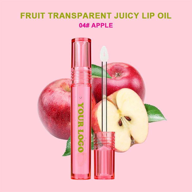 6 Colors Vegetarian Fruit Flavor Lip Oil Anti-drying Moisturizing