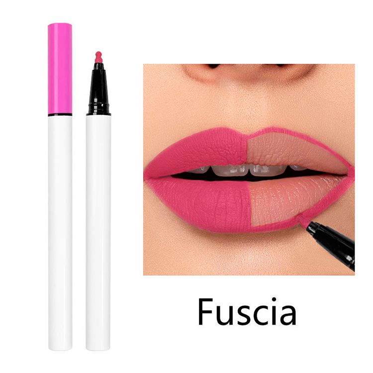4 Colors Liquid Lip Pencil Non-stick Cup Lip Pencil Waterproof