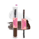 4 Colors Double-ended Eyebrow Tint & Transparent Eyebrow Gel