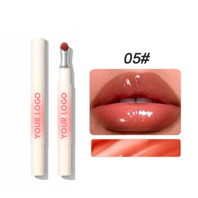 8 Colors Aluminum Alloy Head Moisturizing Lip Gloss