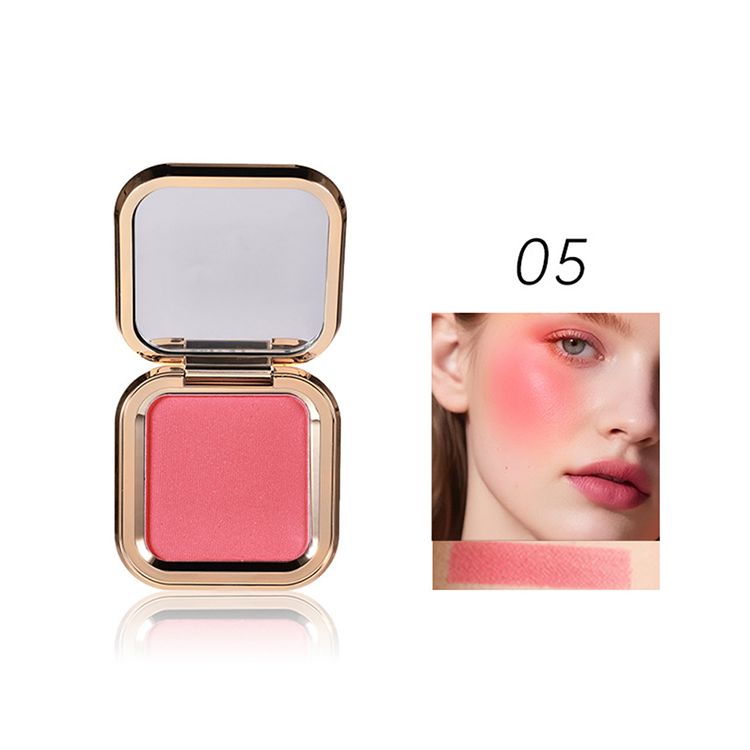 8 Colors Gold Box Blush Powder