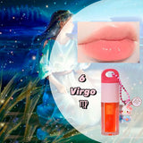 12 Constellation Pendants Moisturizing Lip Gloss Lip Oil