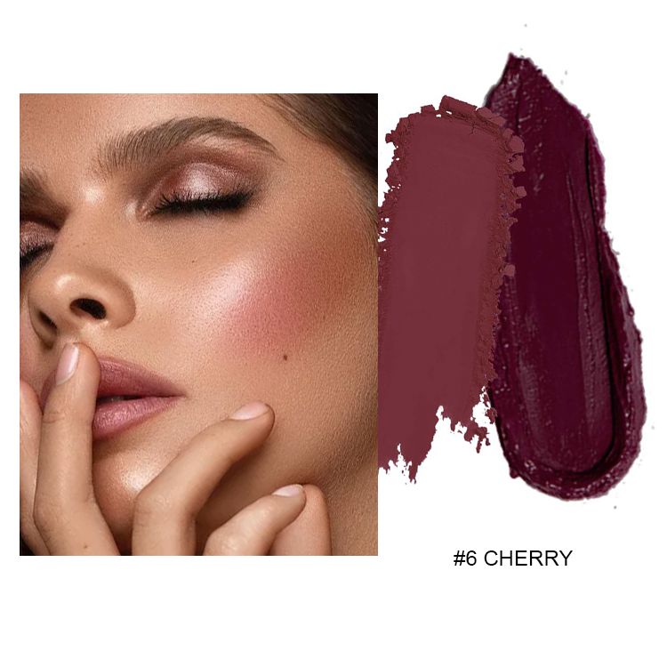 6-Color Dual-Blend Powder Blush & Cream Blush