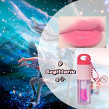 12 Constellation Pendants Moisturizing Lip Gloss Lip Oil