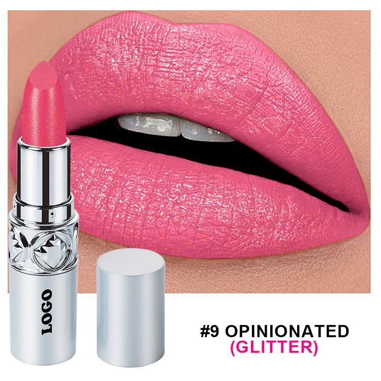 16 Colors Moisturizing Glitter Lipstick Long-lasting Color