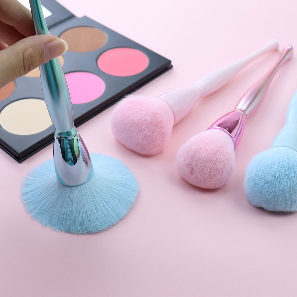 4 colors single extra large loose powder/cheek makeup brush