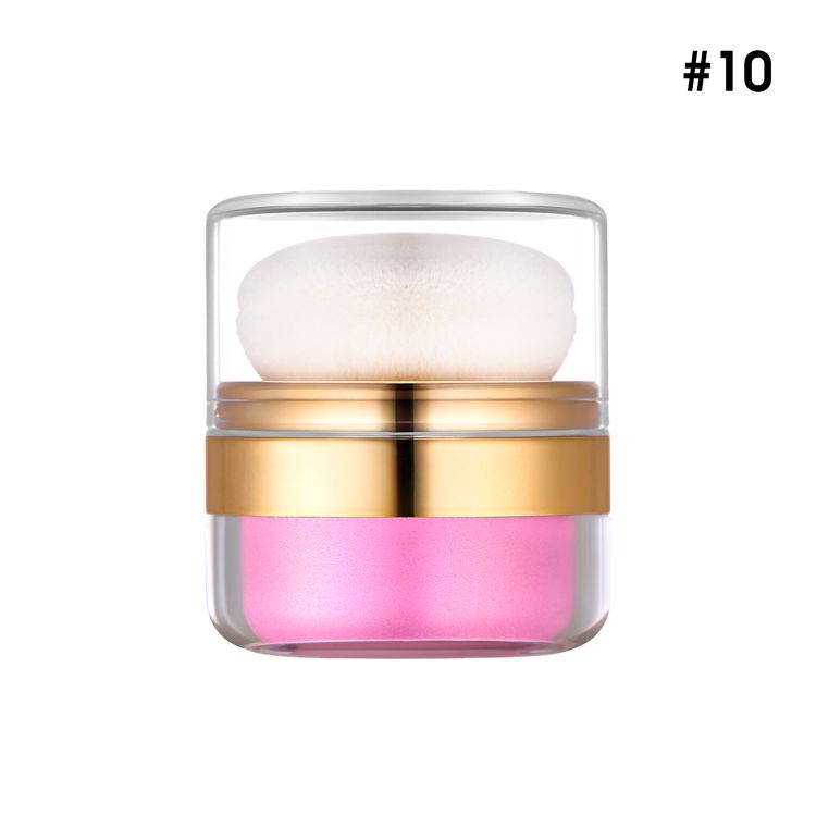 10 Colors Of High-gloss Glitter Powder (With Mirror)