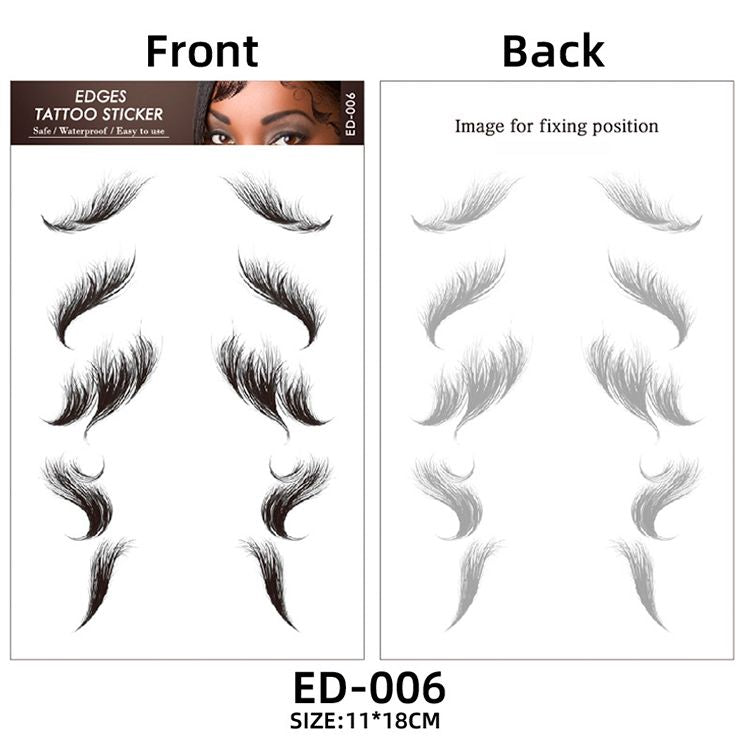 31 Kinds of Tattoo Stickers Hairline Edge Stickers