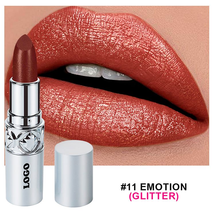 16 Colors Moisturizing Glitter Lipstick Long-lasting Color