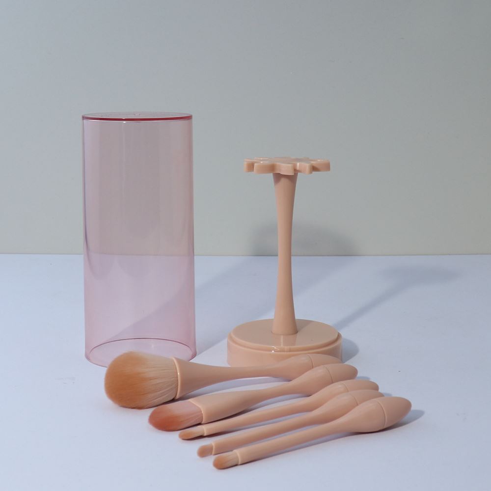 Small waist set of portable makeup brushes (5 pieces/bucket)