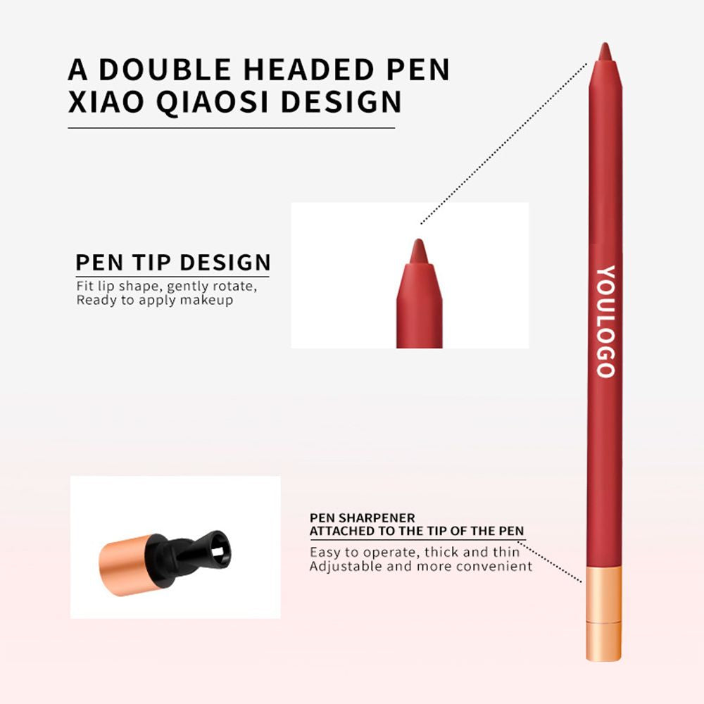 20 Colors Matte Waterproof Twist Lip Liner