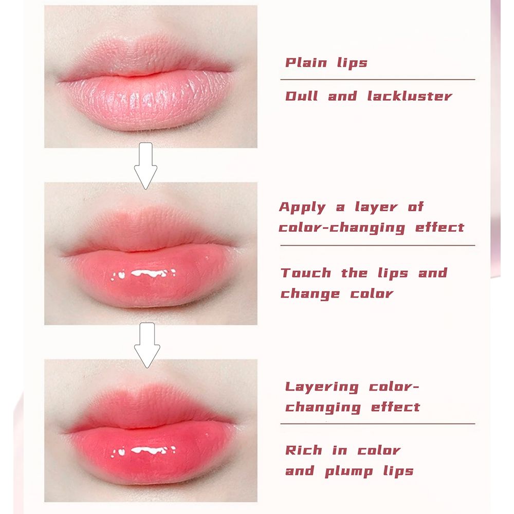 12 Constellation Pendants Moisturizing Lip Gloss Lip Oil