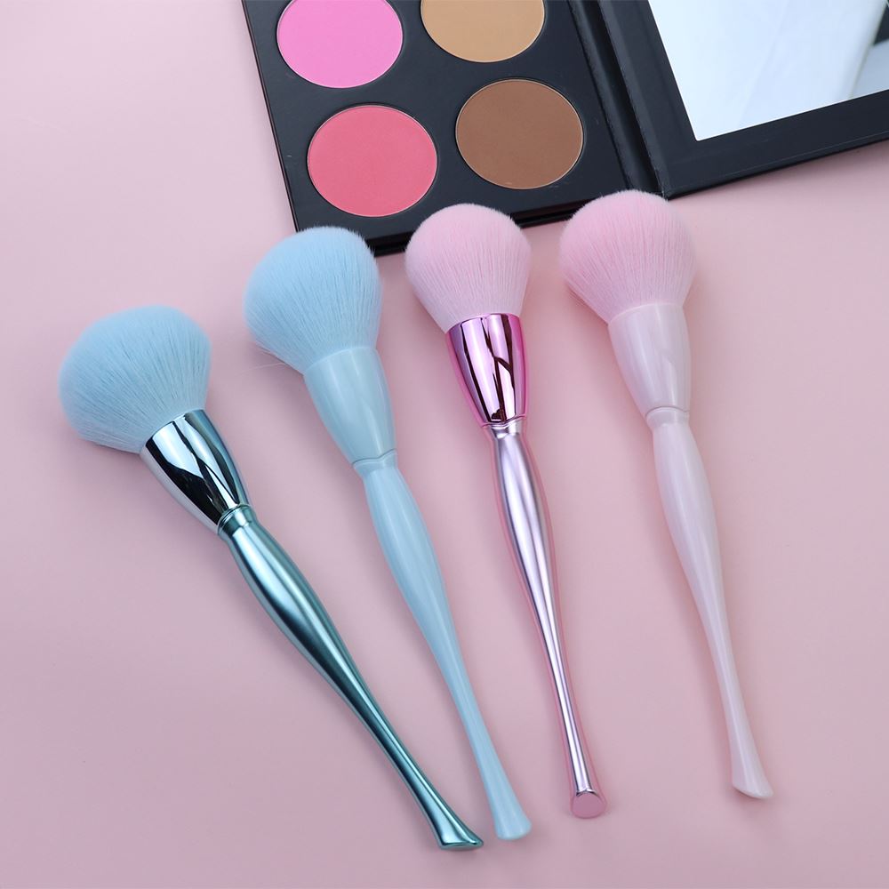 4 colors single extra large loose powder/cheek makeup brush