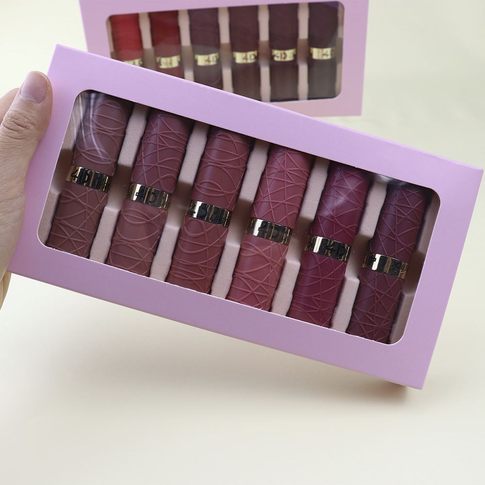6-Piece Set Nude Matte Lipstick