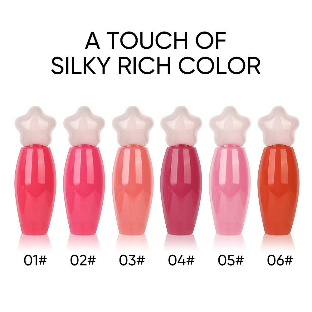 6 Colors Popsicle Cool Lip Glaze Mint Flavor
