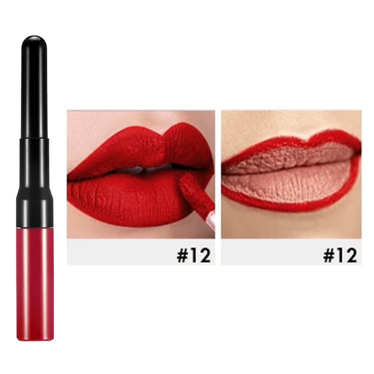 21 Colors 2-end Lipstick with Lip Liner