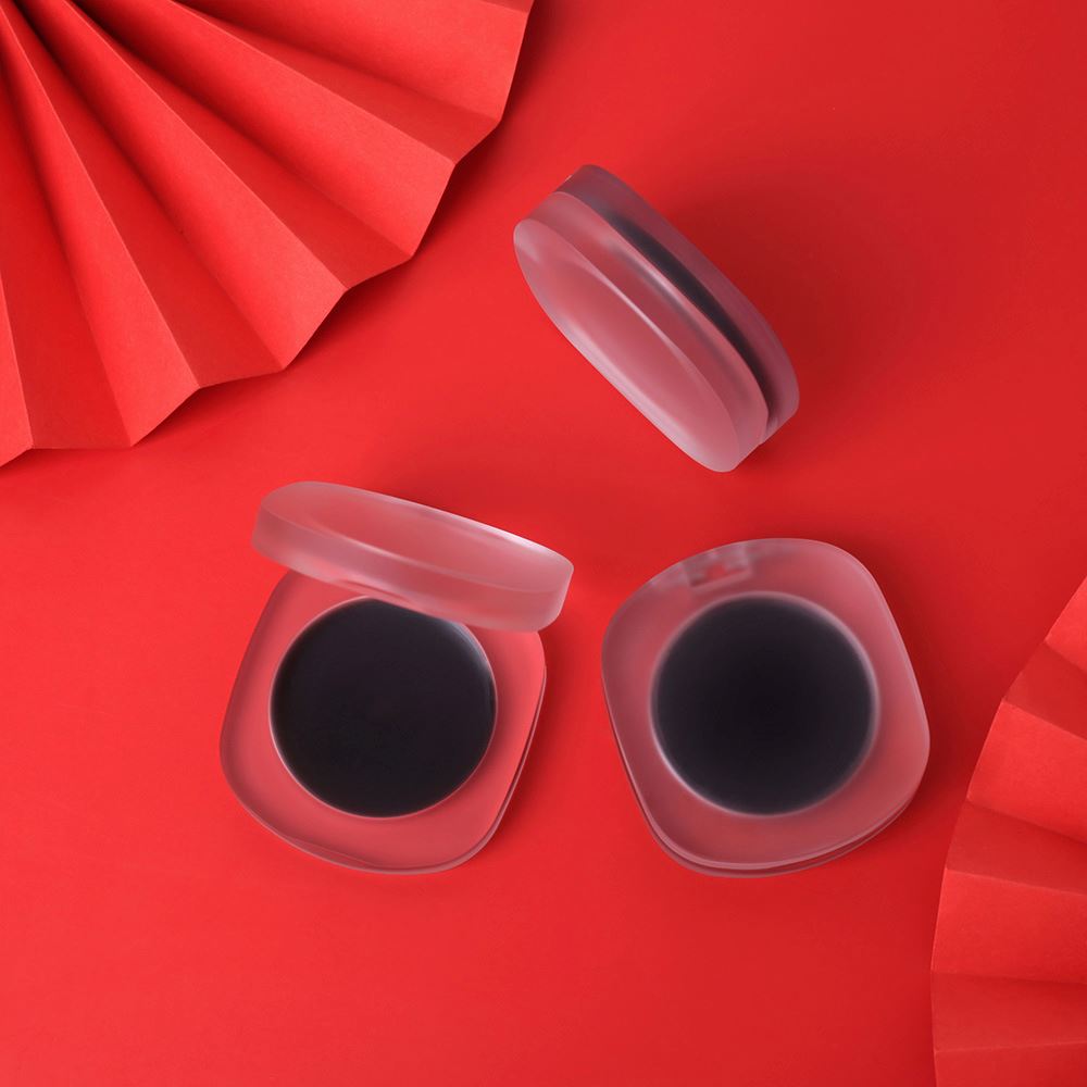 Schwarz-Weiß-Cremepuder-Rouge mit 2 Farbtemperaturwechseln