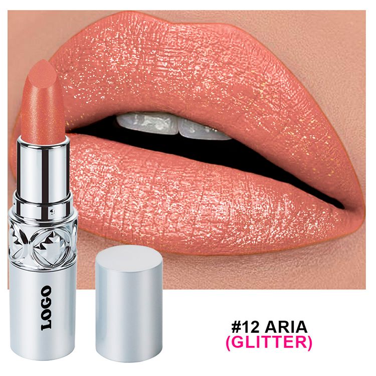 16 Colors Moisturizing Glitter Lipstick Long-lasting Color