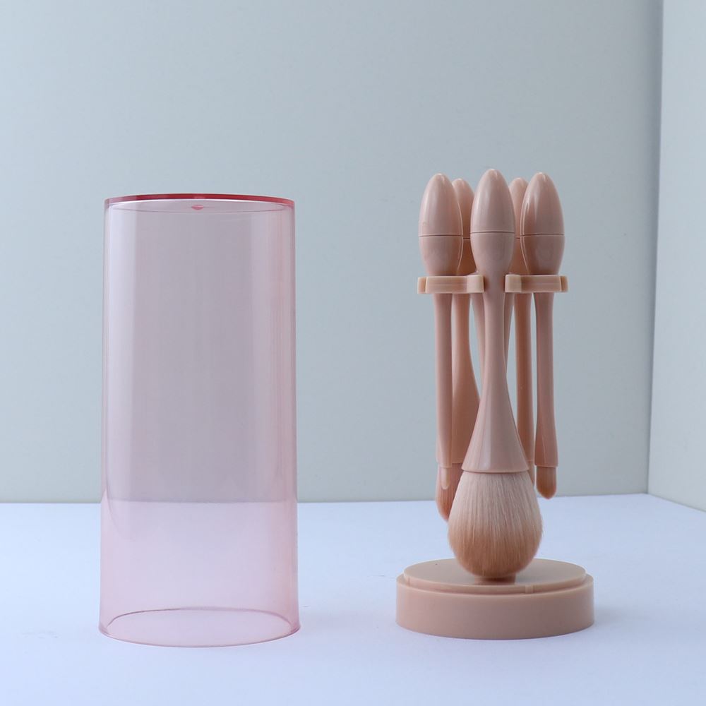 Small waist set of portable makeup brushes (5 pieces/bucket)