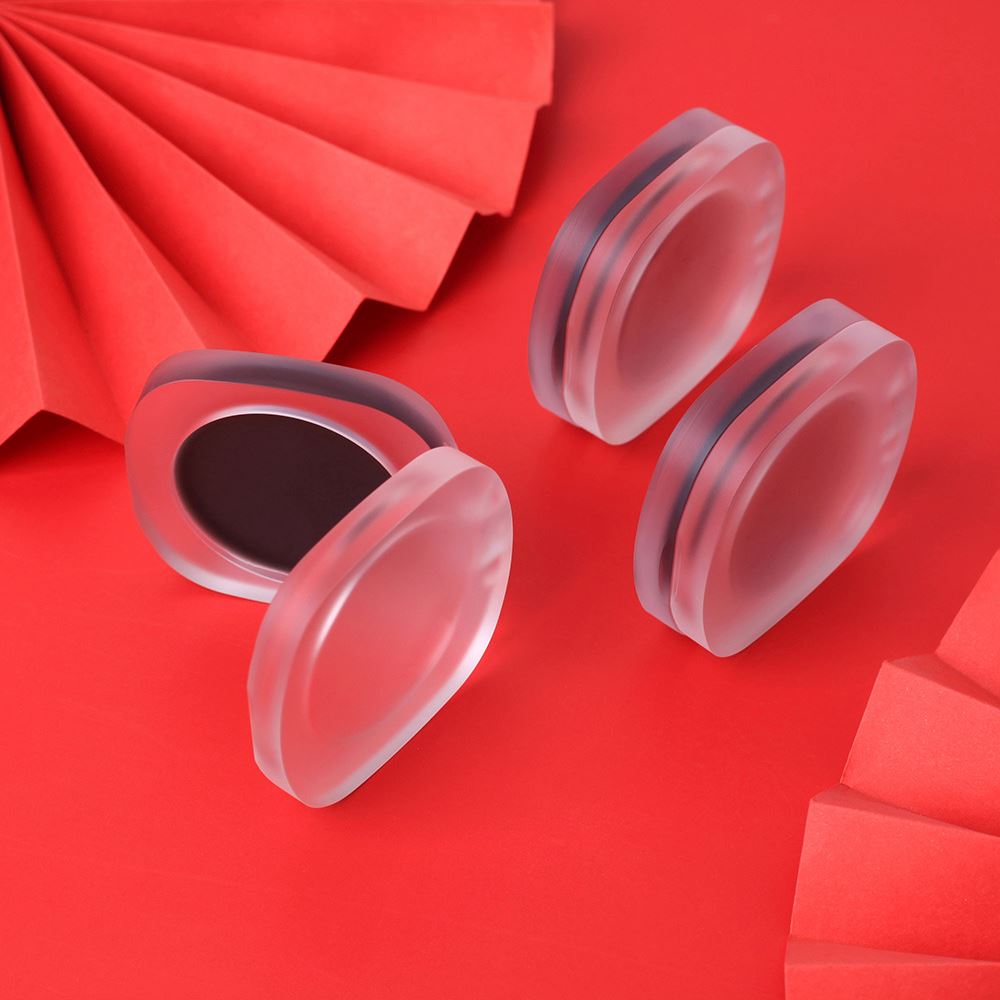 Schwarz-Weiß-Cremepuder-Rouge mit 2 Farbtemperaturwechseln