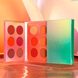 24 Colors Double-open Foldable Mixed Color Eyeshadow Palette