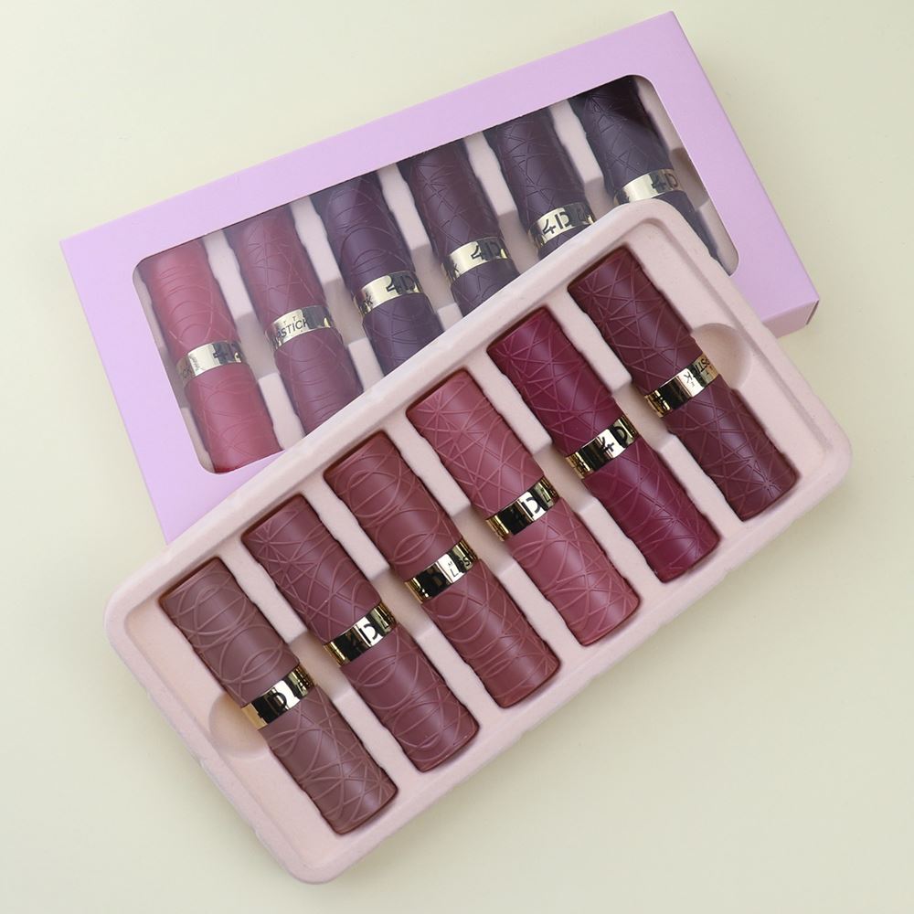 6-Piece Set Nude Matte Lipstick