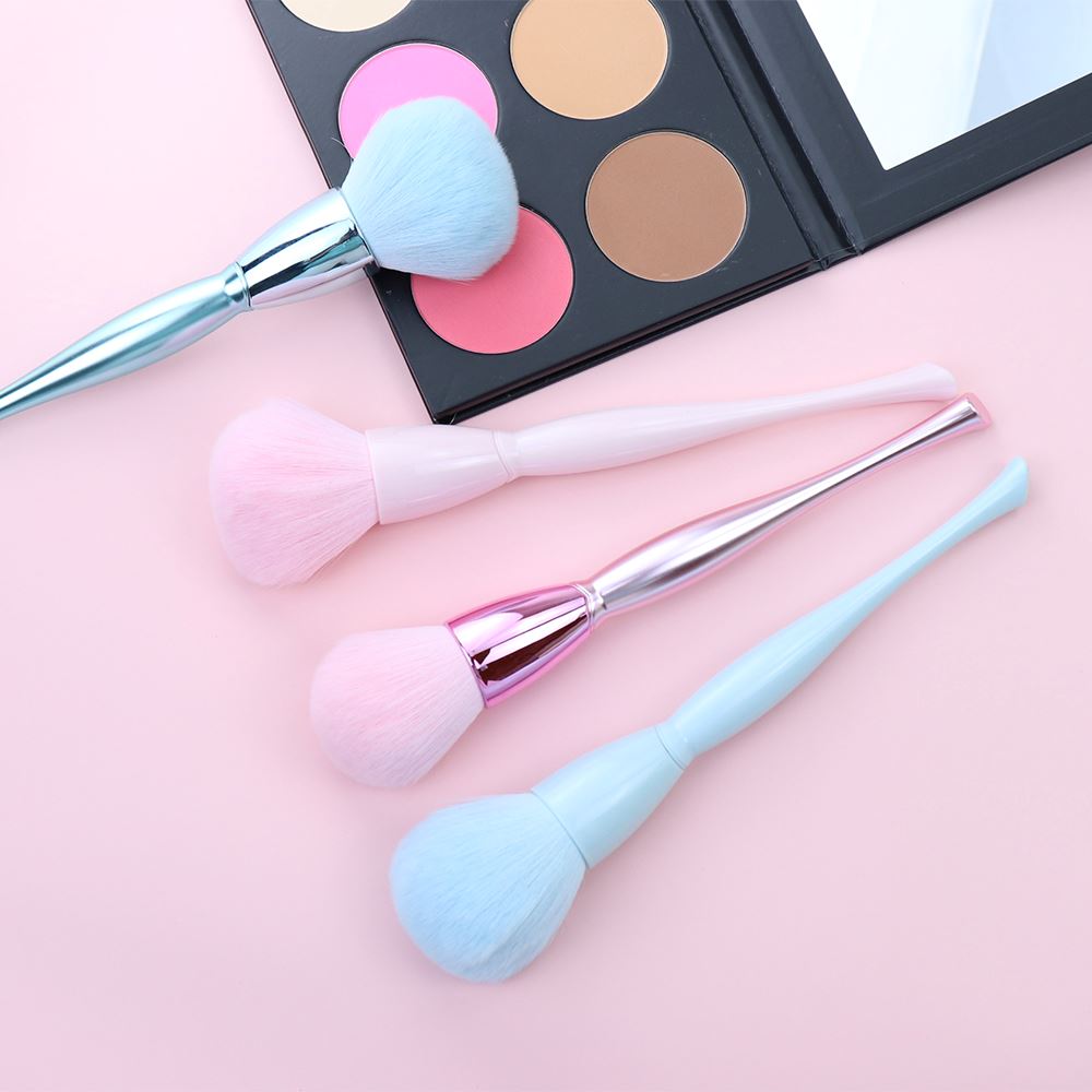 4 colors single extra large loose powder/cheek makeup brush