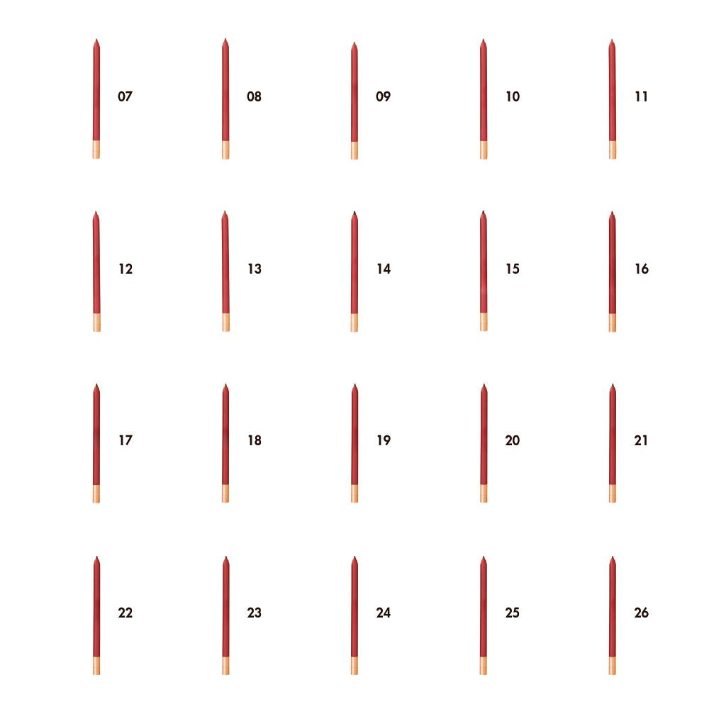 20 Colors Matte Waterproof Twist Lip Liner
