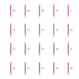 20 Colors Matte Waterproof Twist Lip Liner