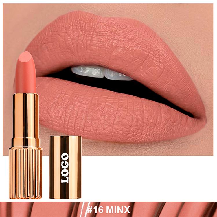 24 Color Gold Tube Matte Lipstick