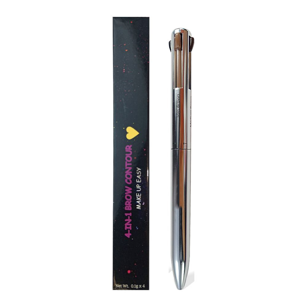 4-IN-1 BROW CONTOUR /Black/Dark brown/Medium brown/Soft brown