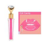 10 Colors Diamond Gold Lid Lip Gloss / Beauty Lipgloss Wholesale