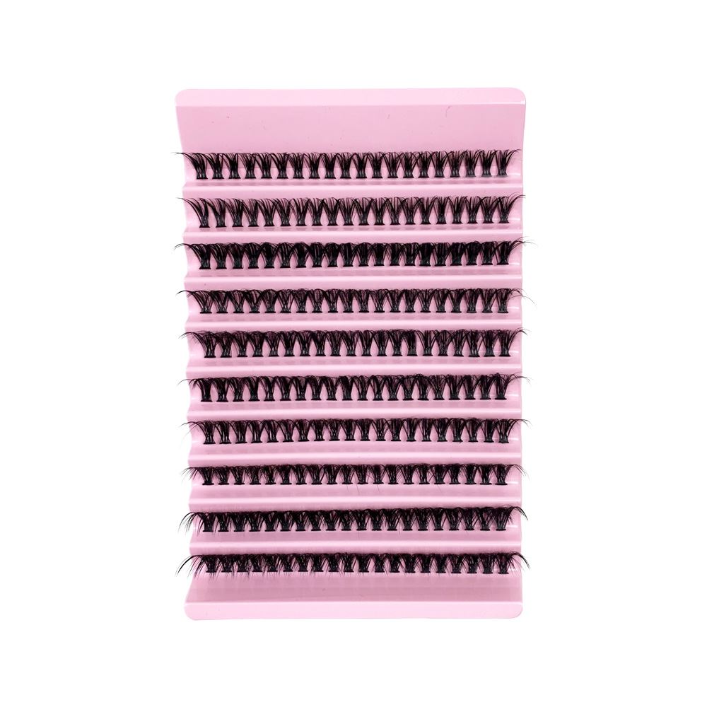 10 Rows Of Thick And Curled Diy Eyelashes 8mm-16mm