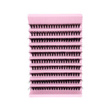 10 Rows Of Thick And Curled Diy Eyelashes 8mm-16mm