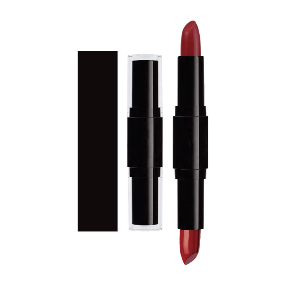12 Colors 2 In 1 Double-headed Non-stick Cup Lipstick Moisturizing Non-fading Lipstick
