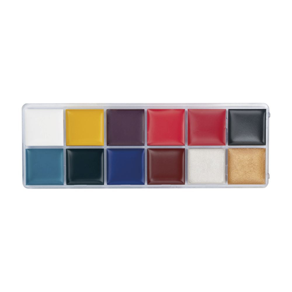 12 Color Oil Colored Human Body Painting Pigment