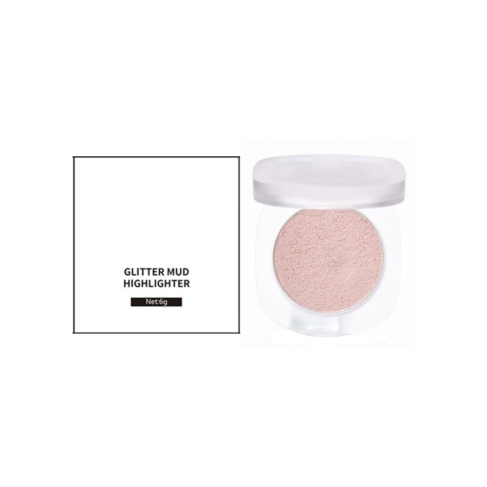 6 Colors Glitter Mud Highlighter/blusher