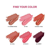 6-Color Dual-Blend Powder Blush & Cream Blush