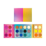 24 Colors Double-open Foldable Mixed Color Eyeshadow Palette