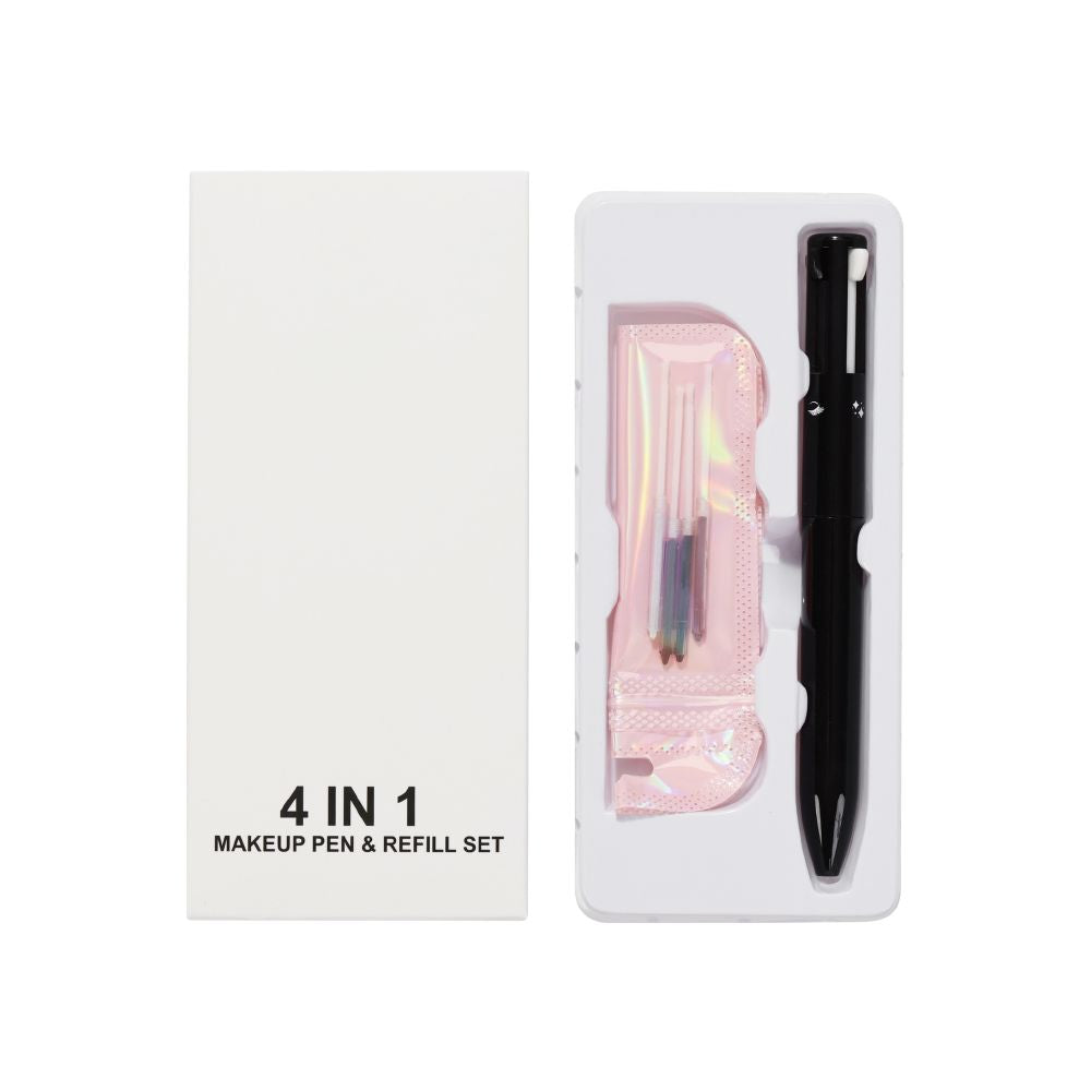 4-in-1-Multifunktionsset aus Eyeliner/Lipliner/Augenbrauenstift/Highlighter